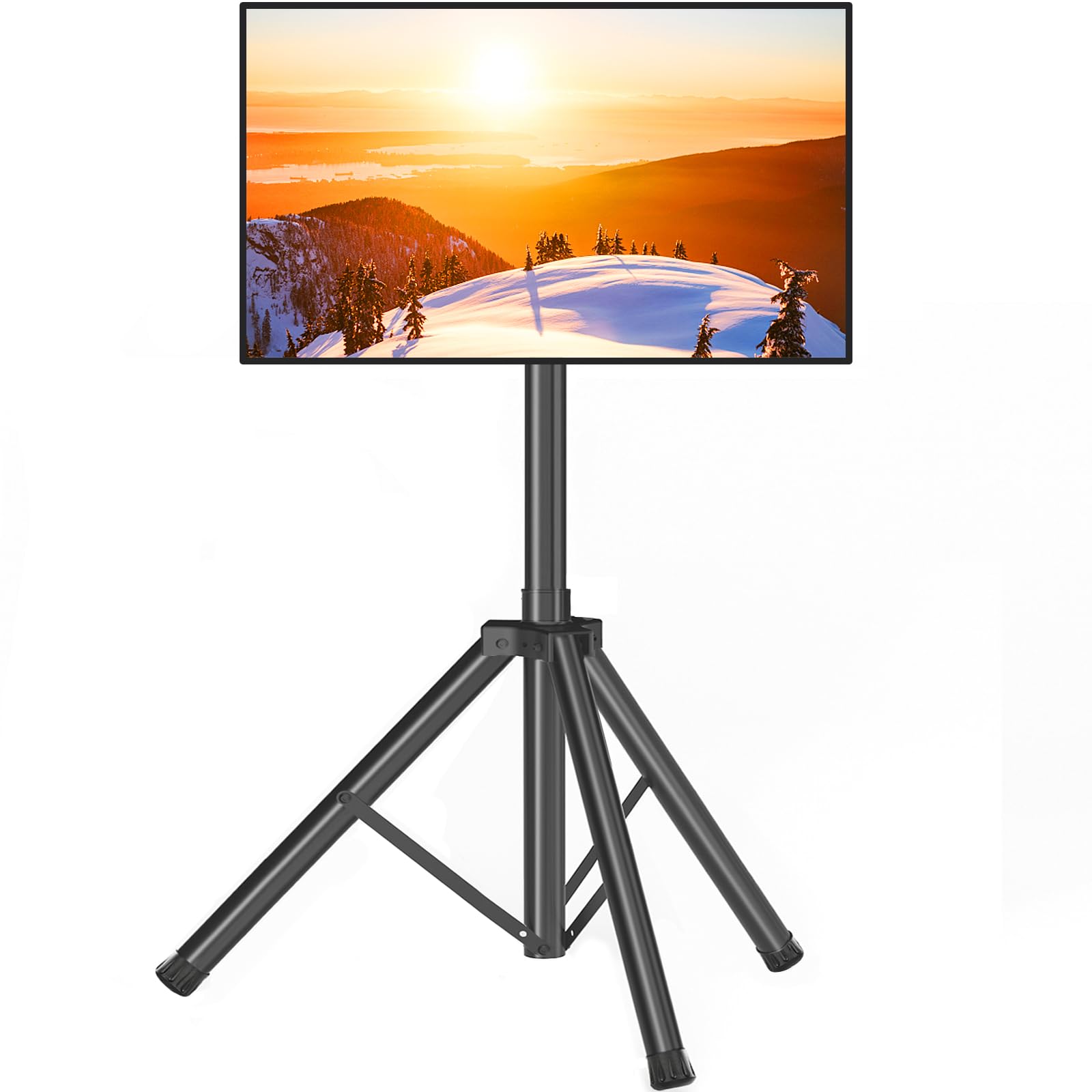 TAVR Flat Screen TV Tripod Portable Floor TV Stand Foldable